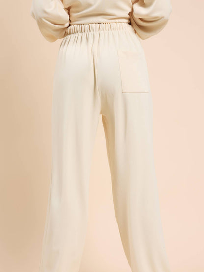 White Noise Wide Leg Pant