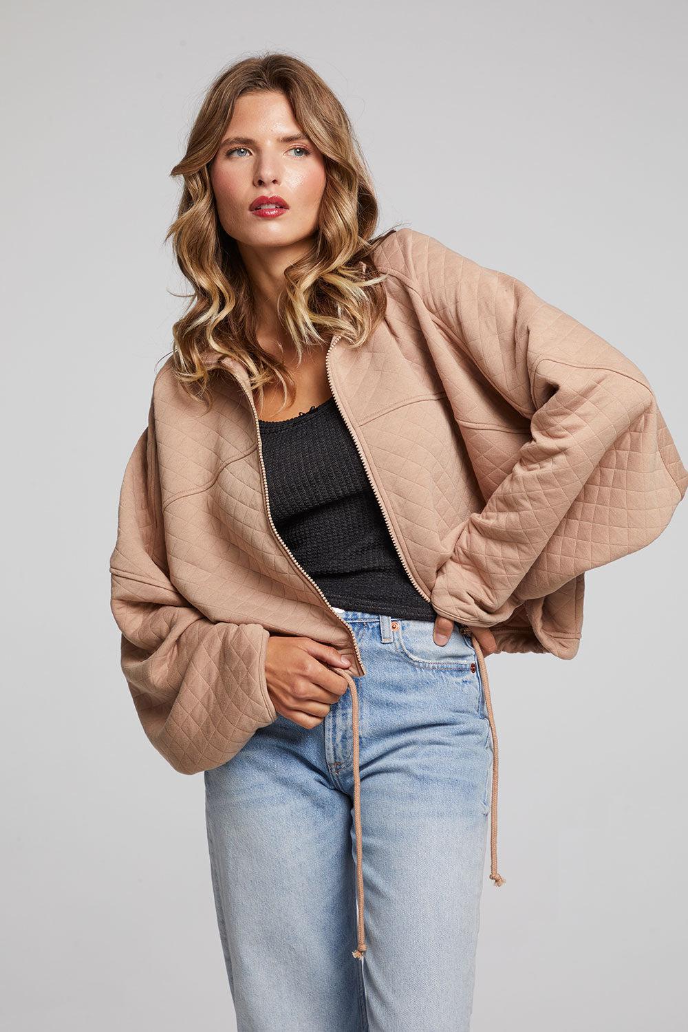 Chaser- Mccartneyy Warm Taupe Zip Up