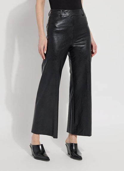 Lyssé | Vegan Leather Wide Leg (28" Inseam)