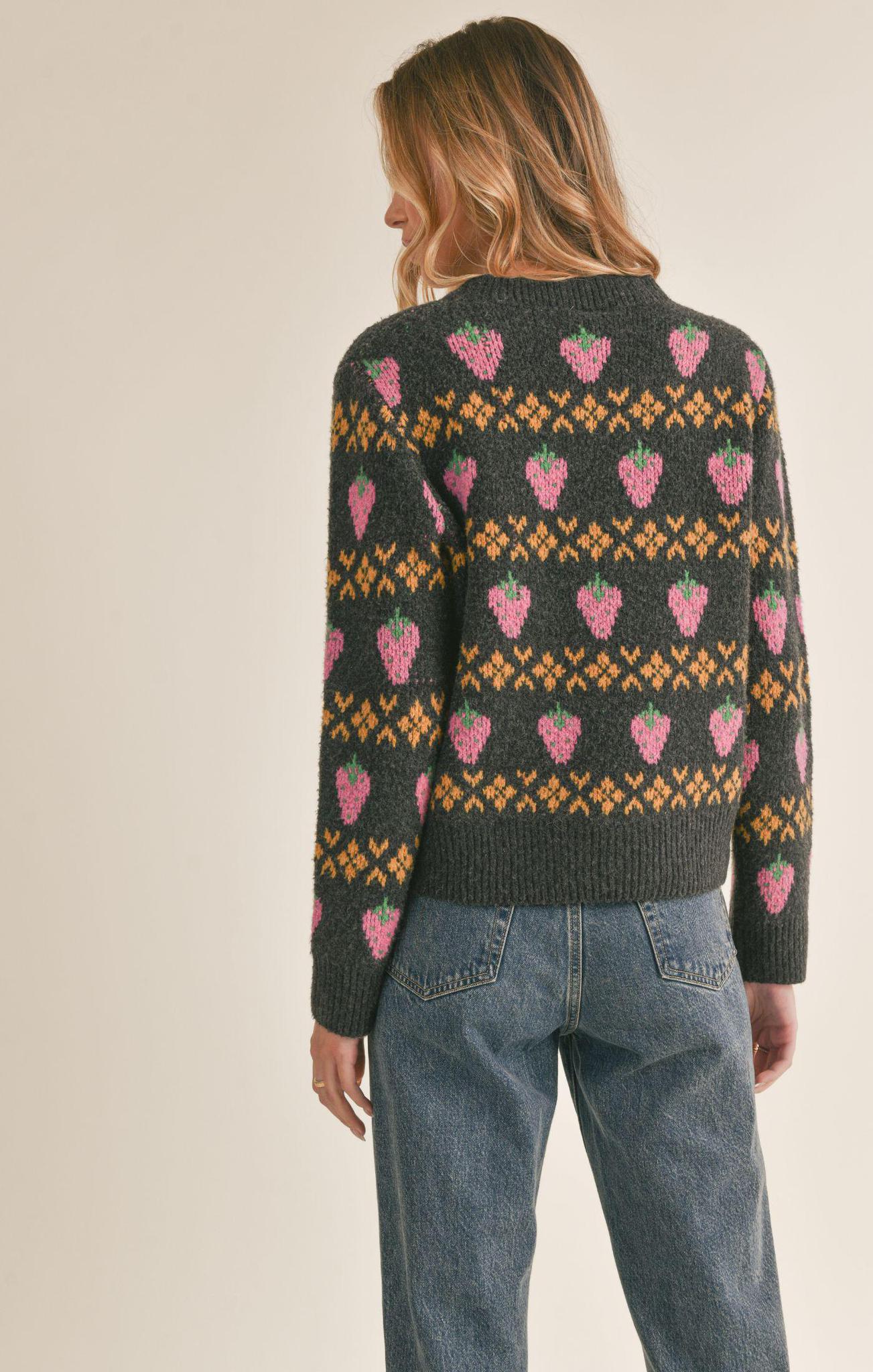 Sadie & Sage - Berry Knit Sweater