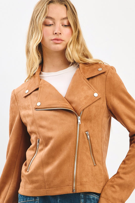 Vera Moto Suede Jacket