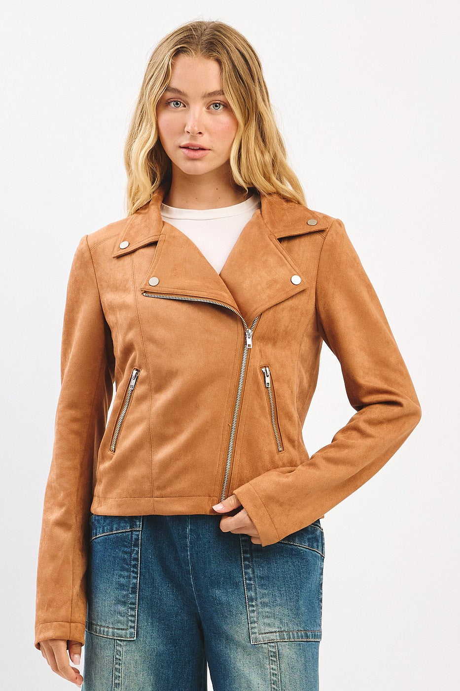 Vera Moto Suede Jacket