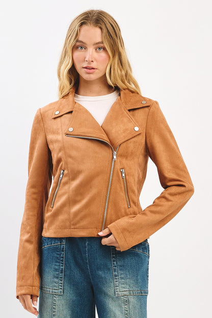 Vera Moto Suede Jacket