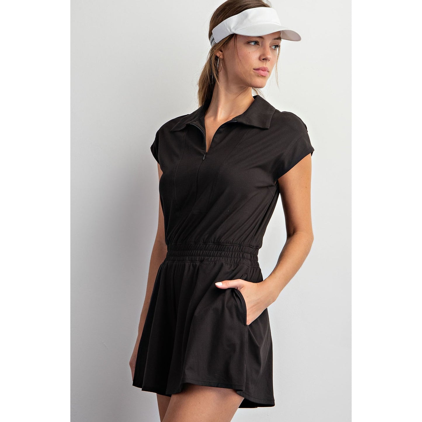 Coffee Run Tennis Romper