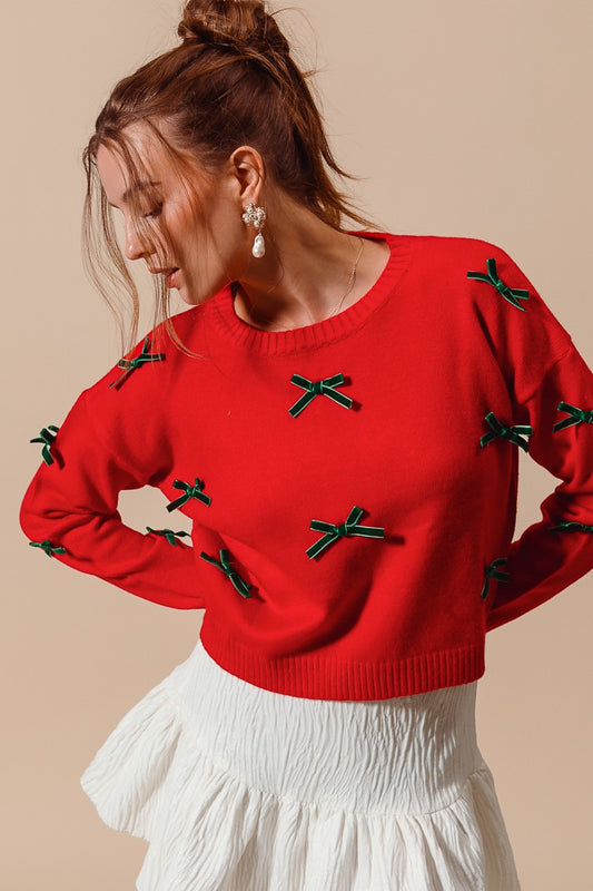 Holiday Bow Sweater