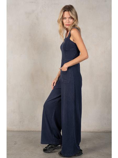 Navy Modal Jumpsuit