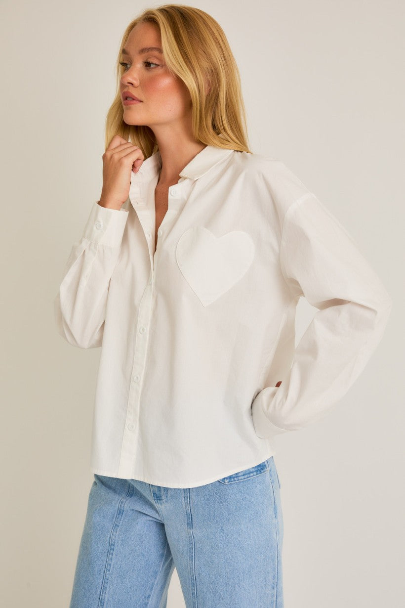 Blake Buttondown Shirt: Heart Pocket Edition