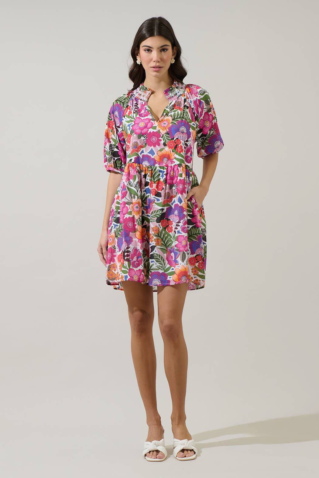 Jesse Babydoll Mini Dress