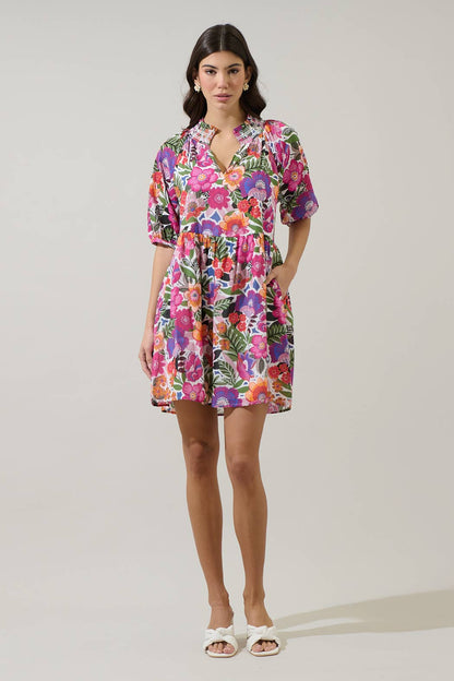 Jesse Babydoll Mini Dress