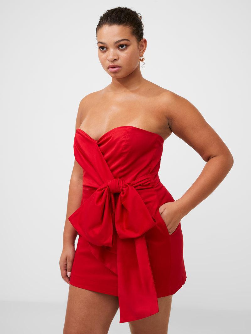 French Connection -Florida Winter Strapless Dress