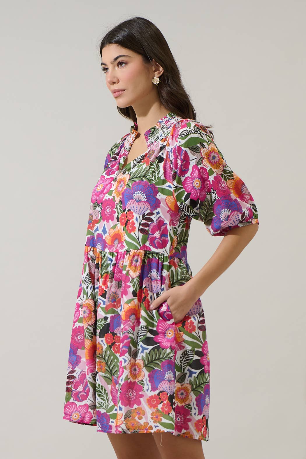 Jesse Babydoll Mini Dress