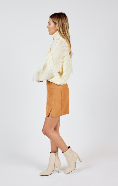 Soho Faux Suede Mini Skirt