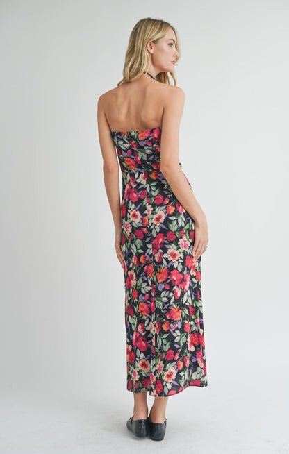 Sadie & Sage| A Floral Night Midi Dress