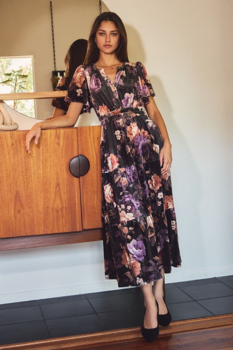 Winter Romance Midi Dress