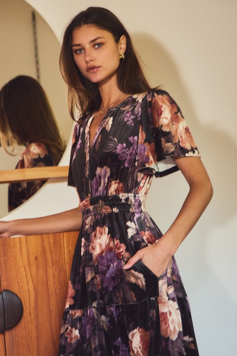 Winter Romance Midi Dress