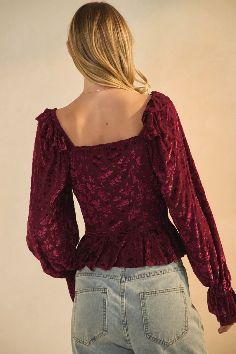 Rowan Burnout Blouse