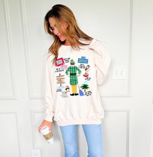 Buddy Collage Sweatshirt