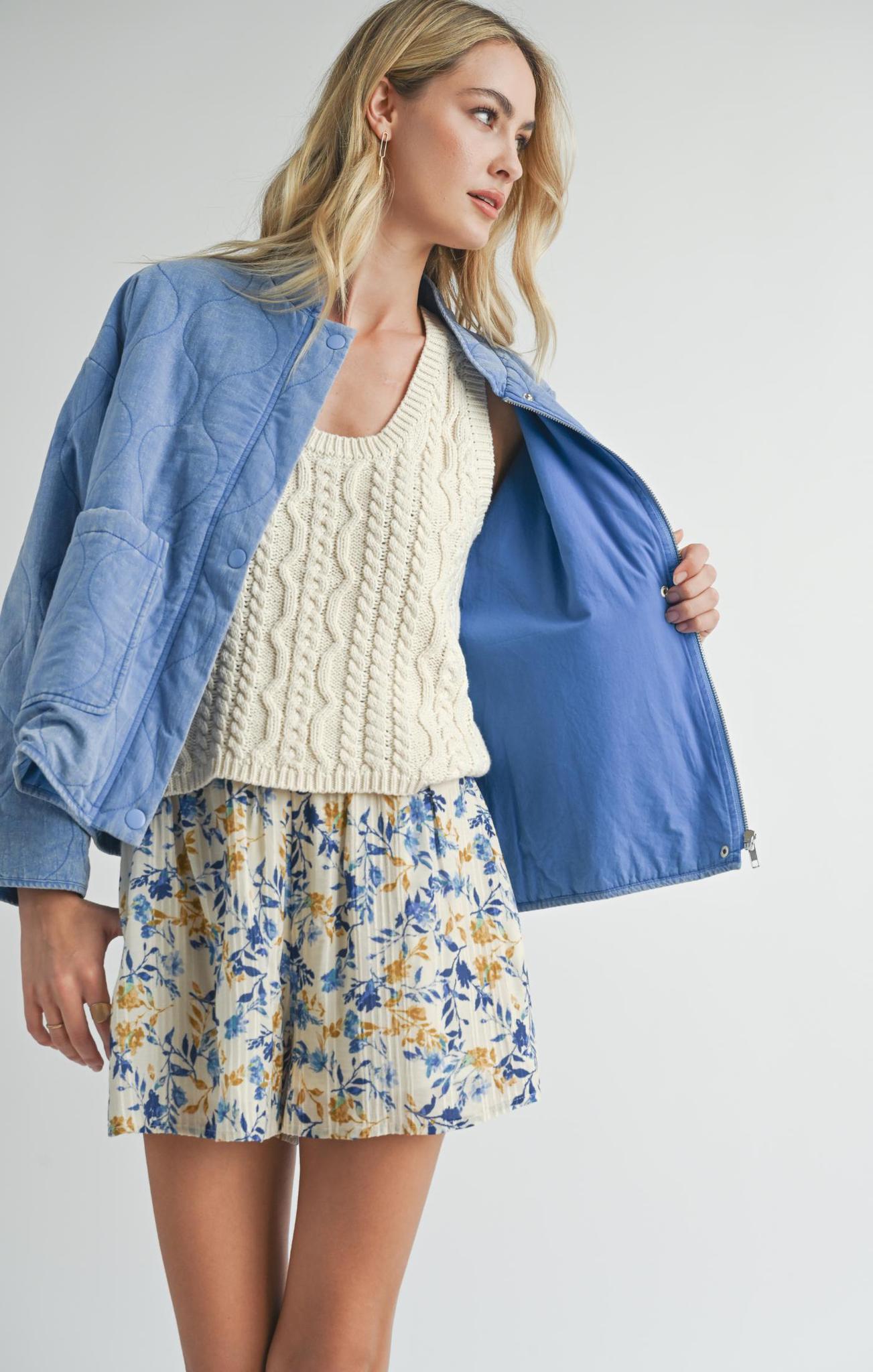 Sadie & Sage| Weekender Quilted Jacket