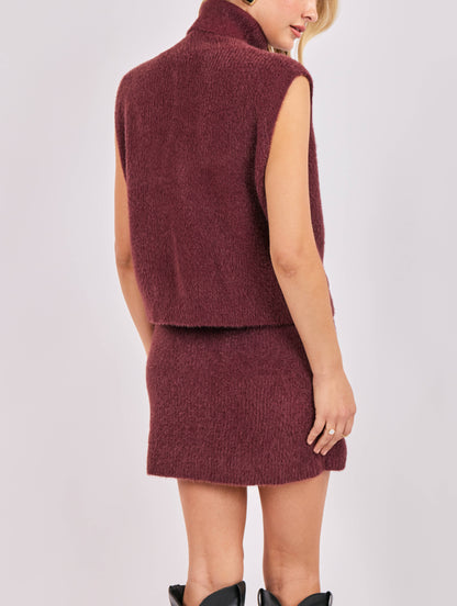 Crosby Fuzzy Turtleneck Sweater