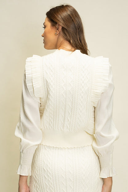 Annette Cable Sweater