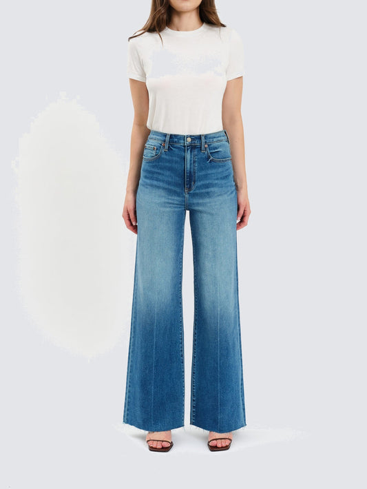 Far Out High Rise Wide Leg- New Indigo