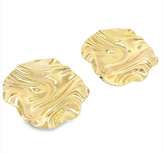 Jenna Ruffle Studs