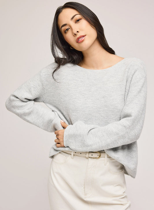 Mateo Sweater-Heather Grey