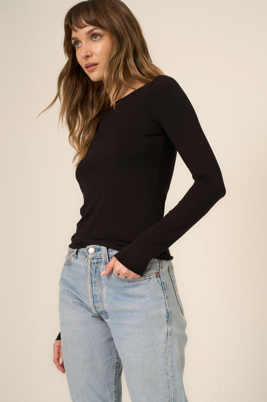 Vera Boatneck Long sleeve Top