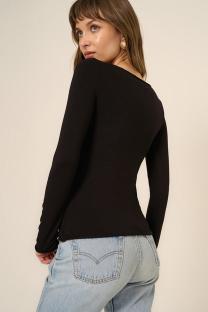 Vera Boatneck Long sleeve Top