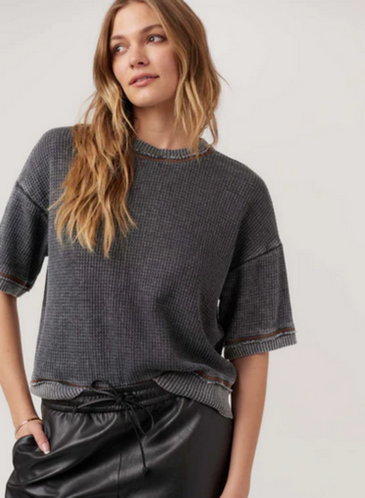 Sage Burnout Thermal Tee
