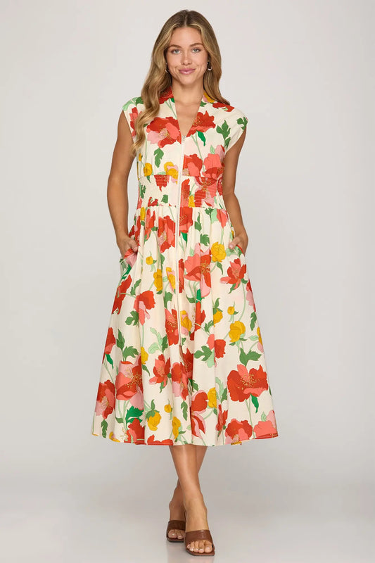 Blossom Midi Dress