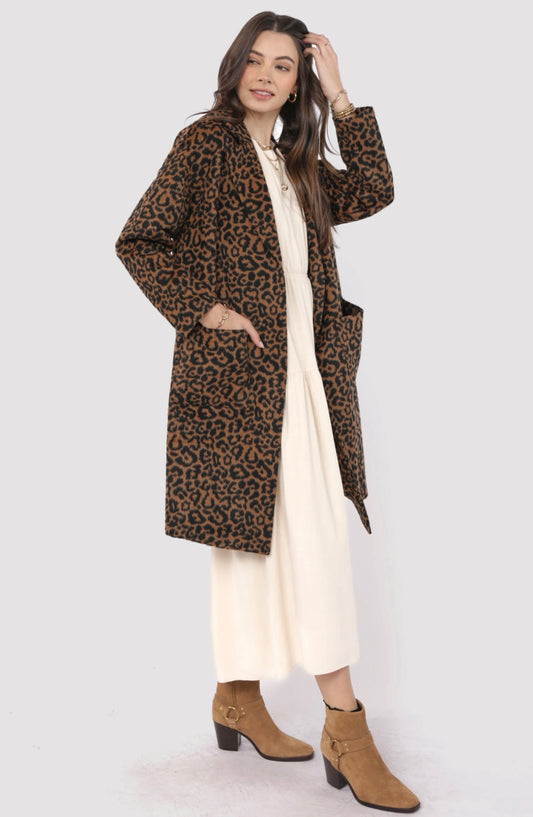 Animal Instinct Leopard Coat