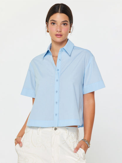 Susie Crop Button up