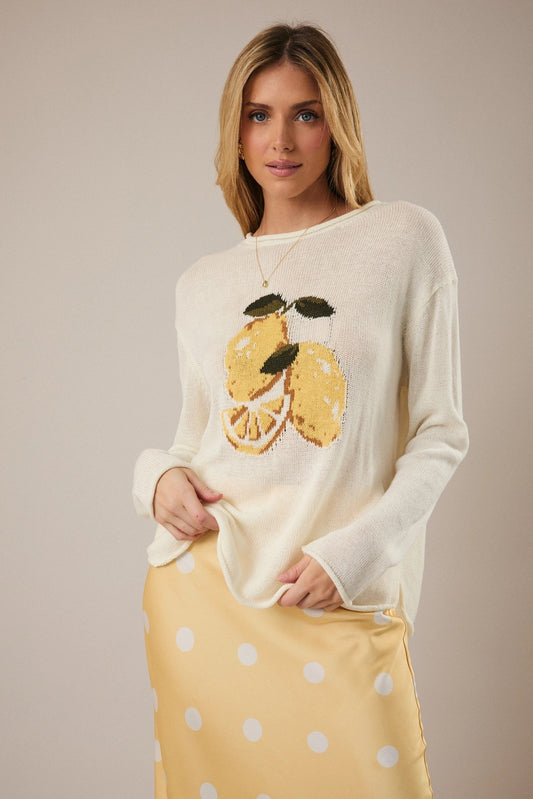 Georgi Lemon Sweater
