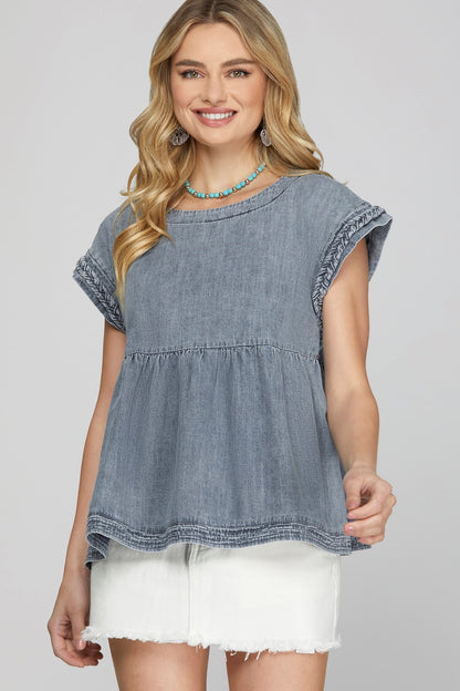 The Denim Top
