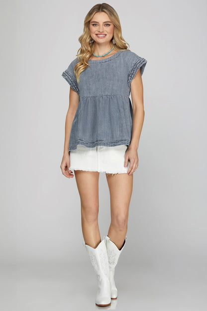 The Denim Top