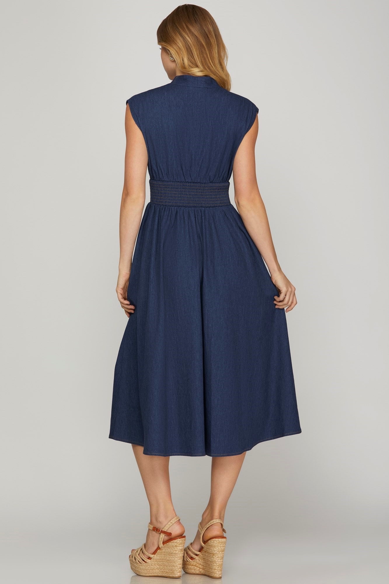 Denim Daydream Midi Dress