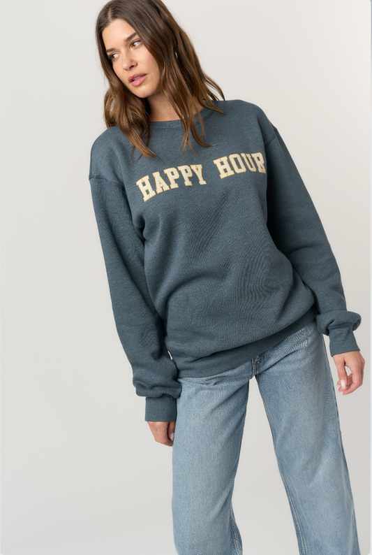 Happy Hour/Hungover Reversible Sweatshirt
