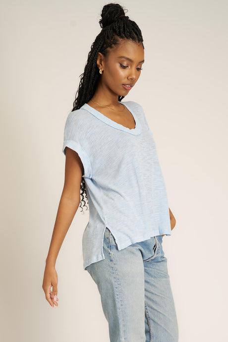 Project Social T| Too Deep Washed Scoop Neck Tee