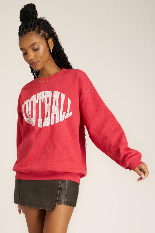 Football Oversized Sweatshirt