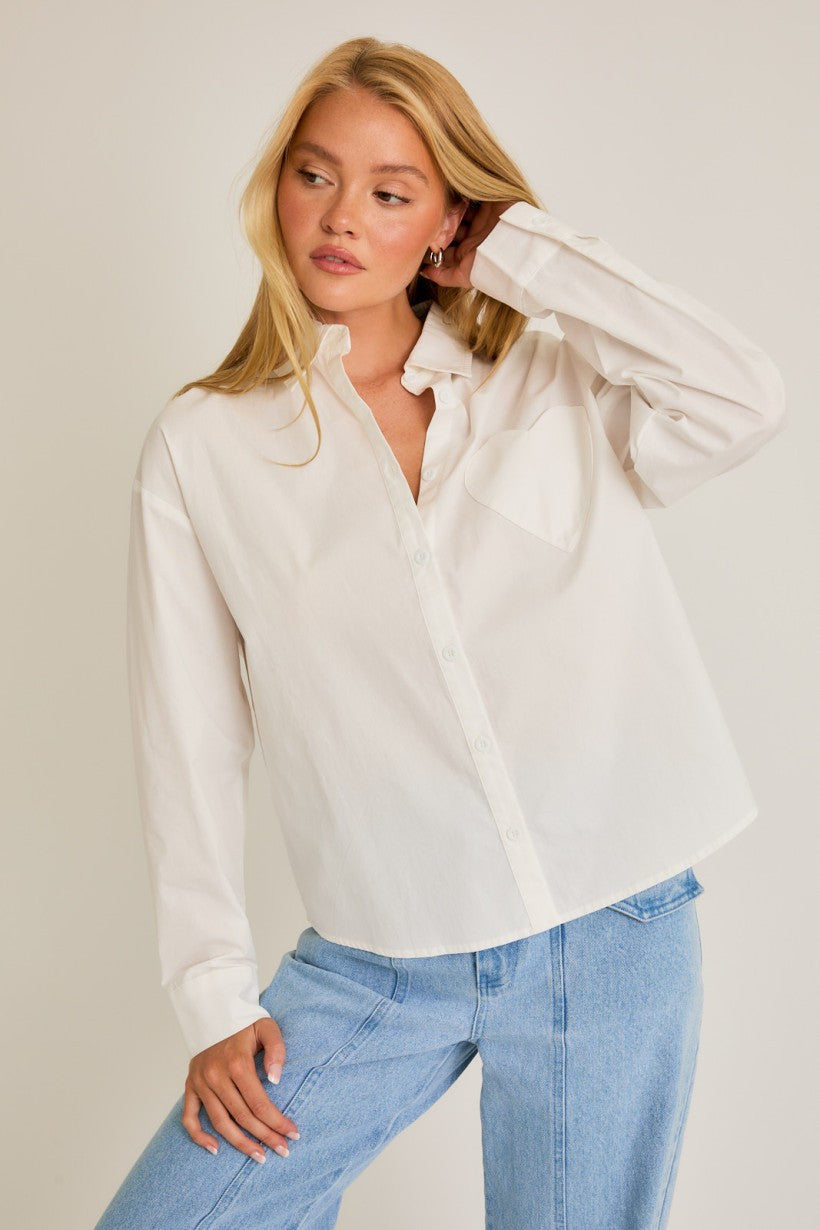 Blake Buttondown Shirt: Heart Pocket Edition