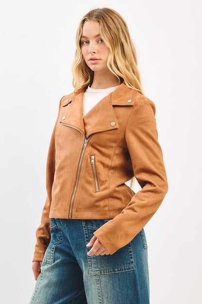 Vera Moto Suede Jacket