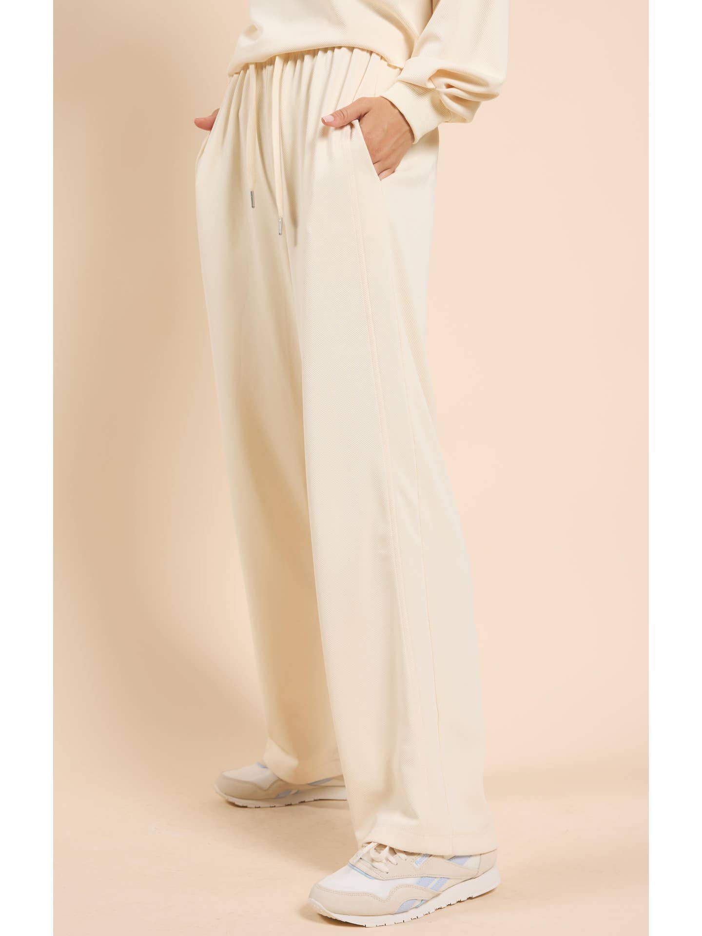 White Noise Wide Leg Pant