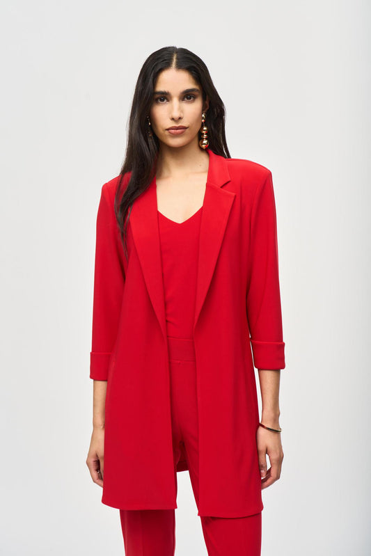 Joseph Ribkoff | Long Open Front Blazer