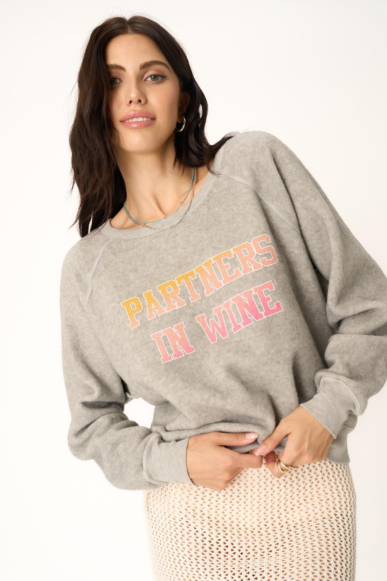 Wine/Tequila Reversible Sweatshirt