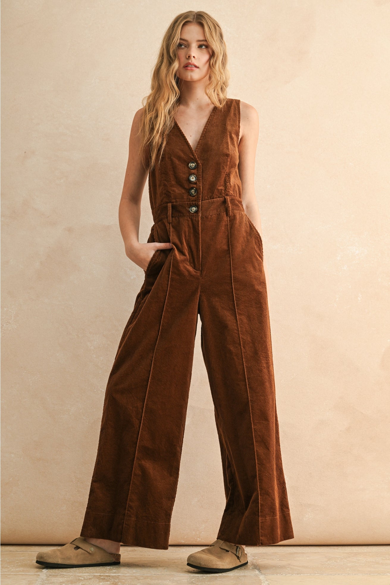 Corduroy Jumpsuit