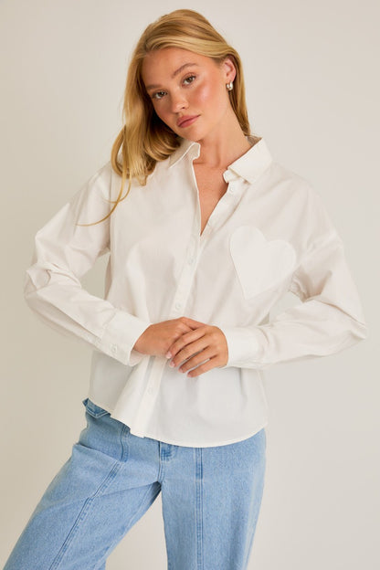 Blake Buttondown Shirt: Heart Pocket Edition