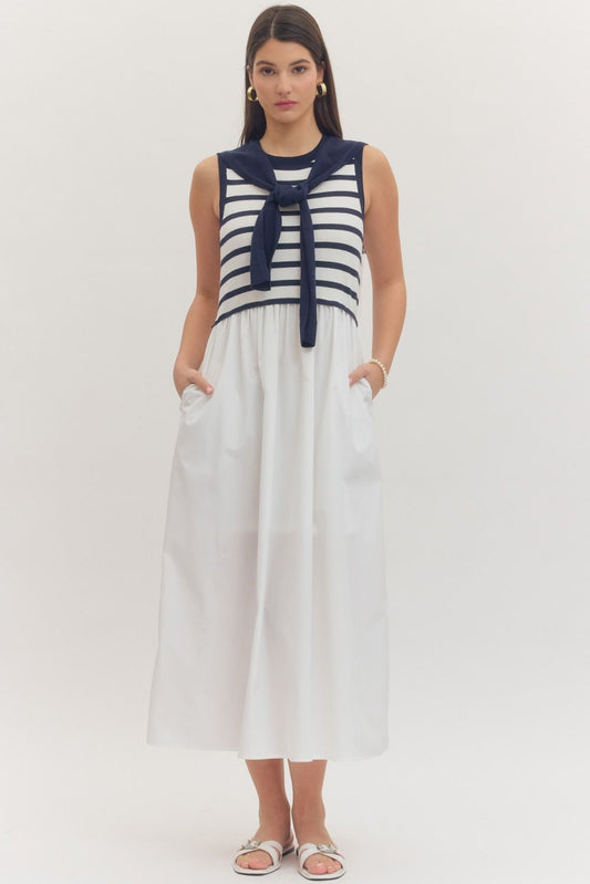 Anchor Striped Dress