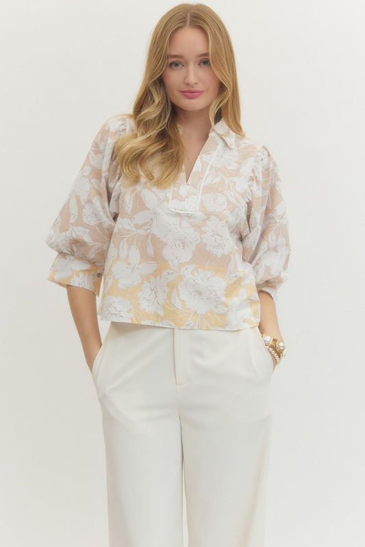 Blush Petals Blouse