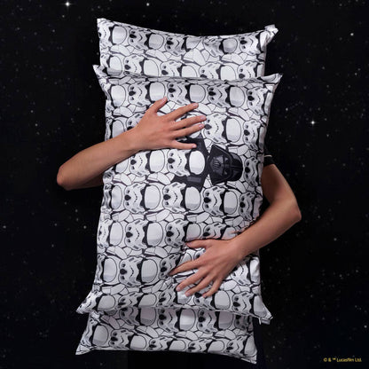 Star Wars™ & Kitsch Satin Pillowcase in Darth Vader & Stormtroopers - King